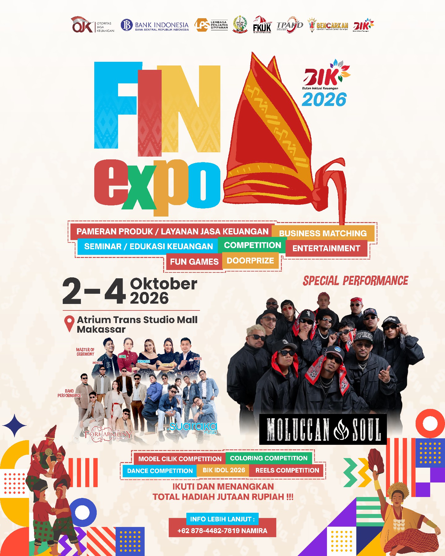 FKIJK Sulselbar dan TPAKD Sulsel Siap Gelar Financial Expo (FinEXPO) 2026 di TSM Makassar
